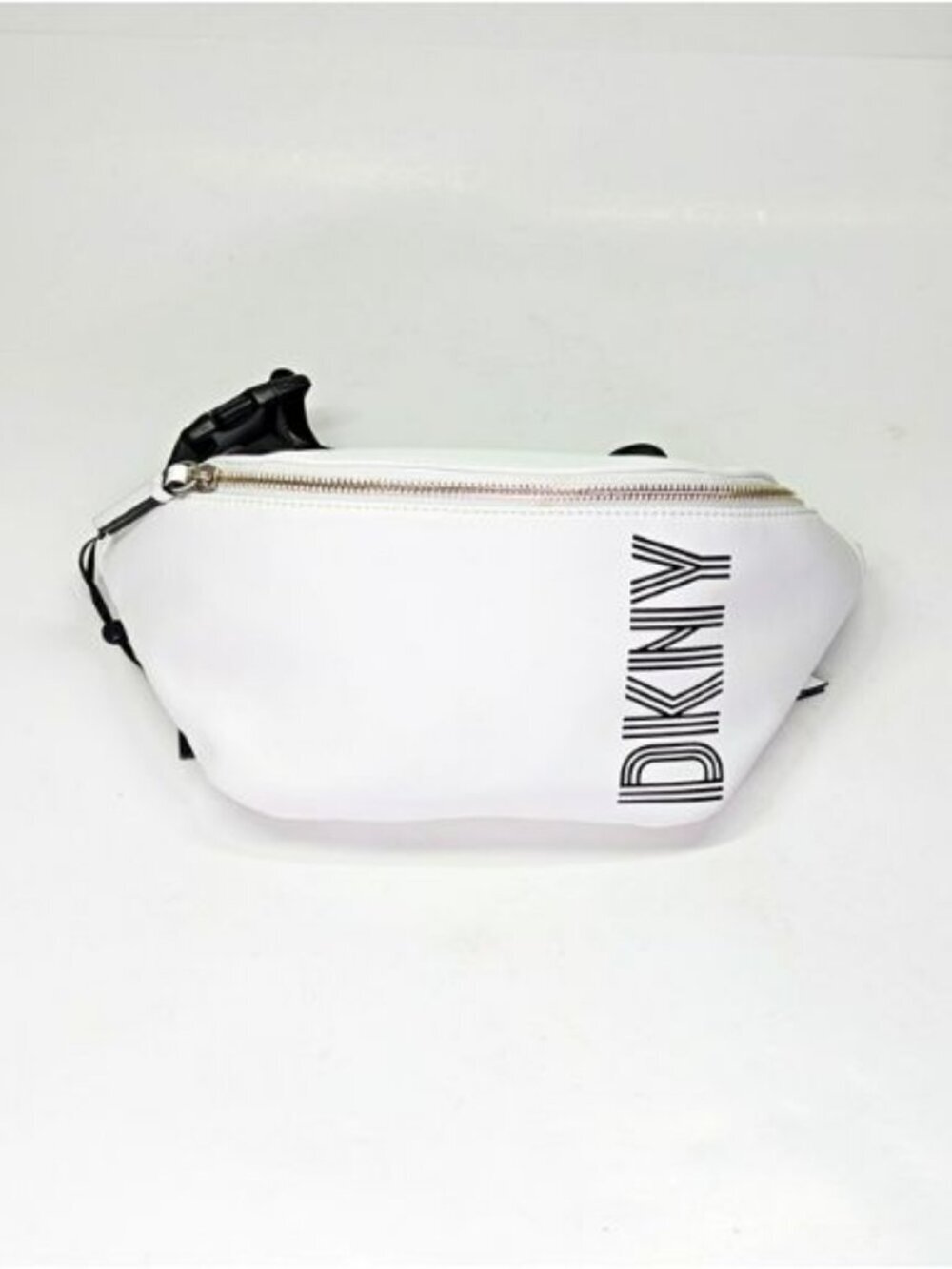DKNY Tilly Unisex White Medium Zippered Sling Bag O/S (MSRP $148) - Picture 2 of 9
